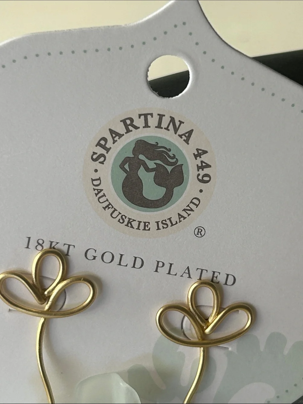449 18K gold plated Corolla drop earrings/wedding/bridal/dressy